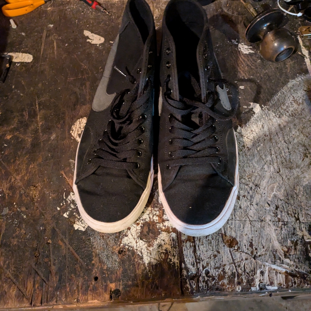 Nike Black Canvas Men's Sneakers